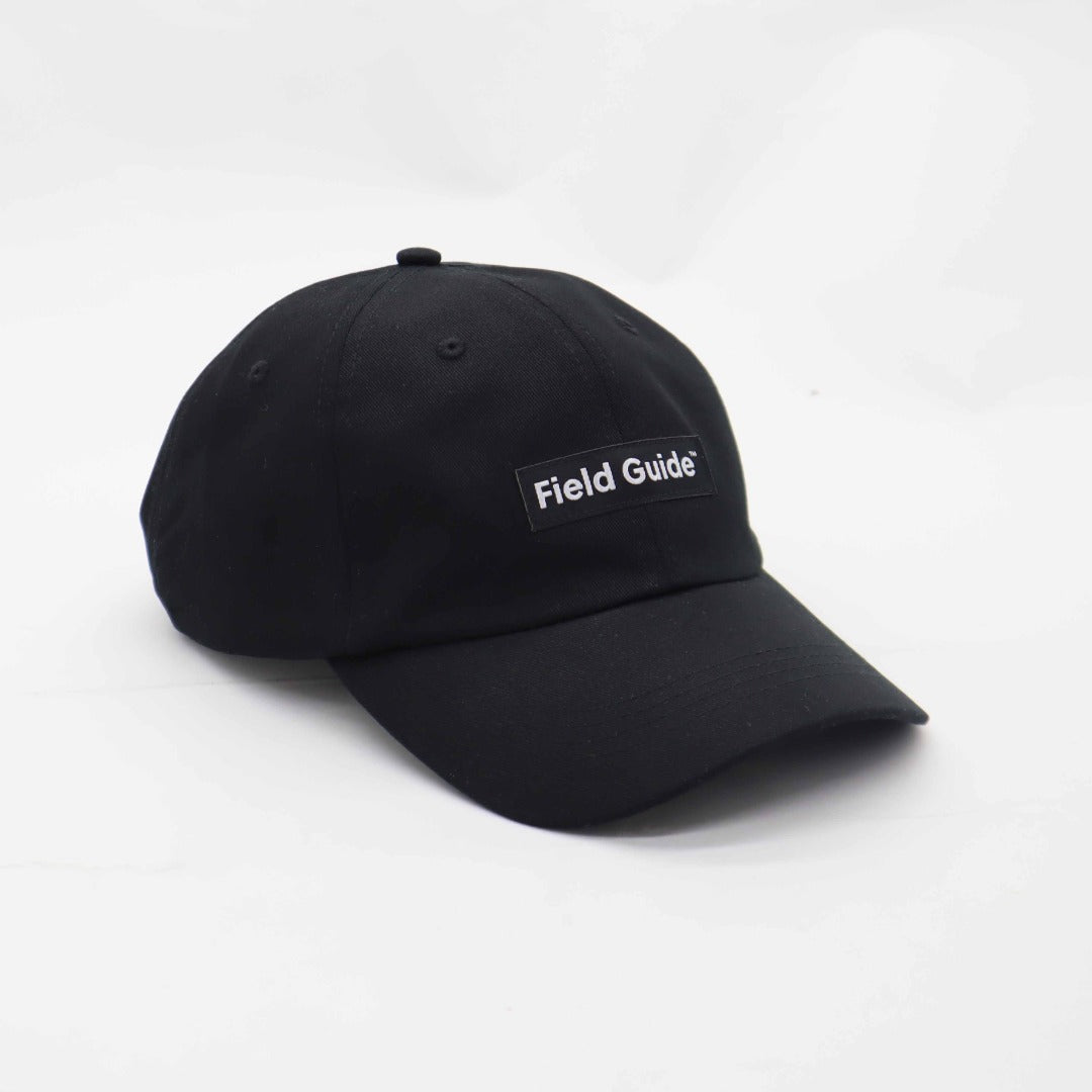 Black Field Guide dad hat