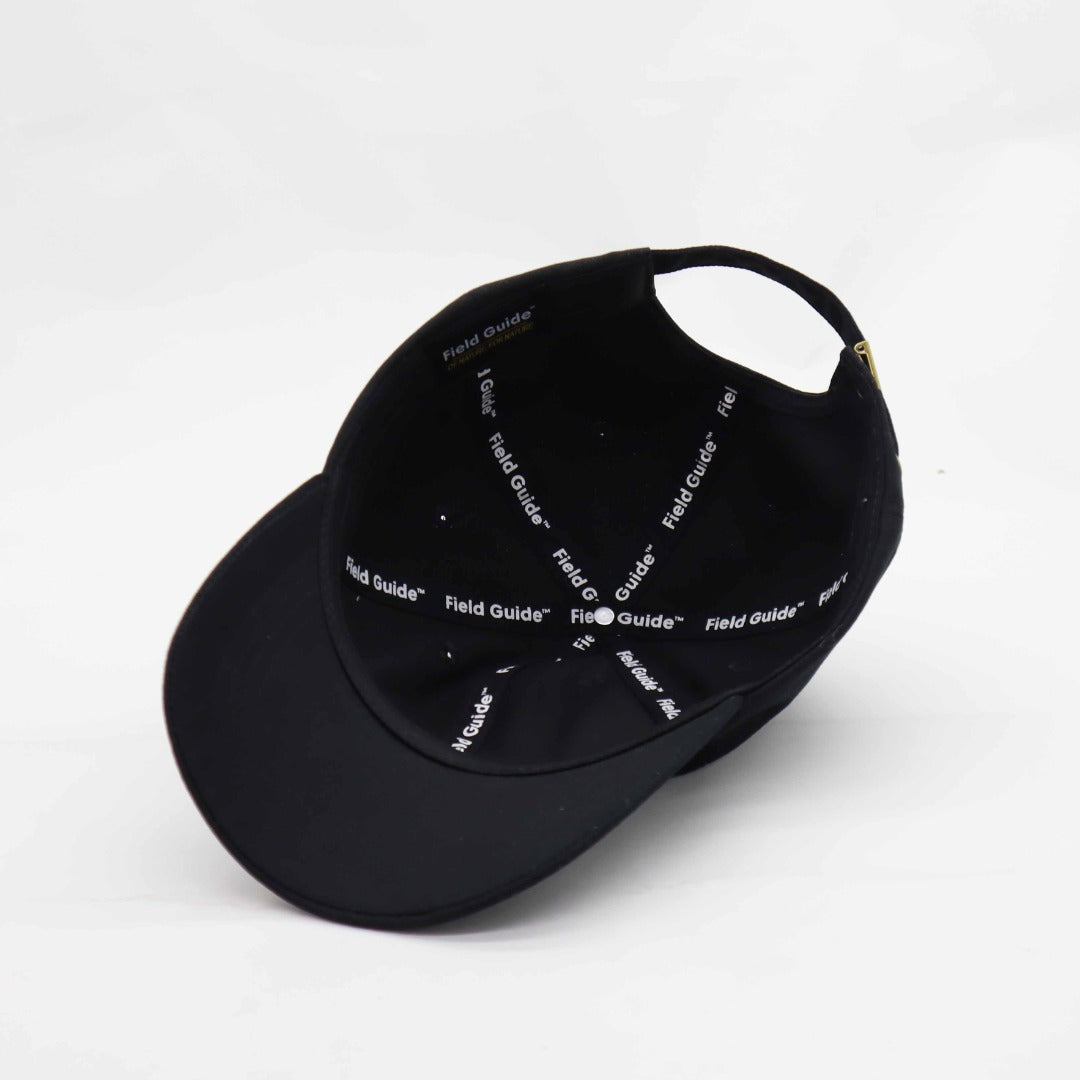 Black Field Guide dad hat