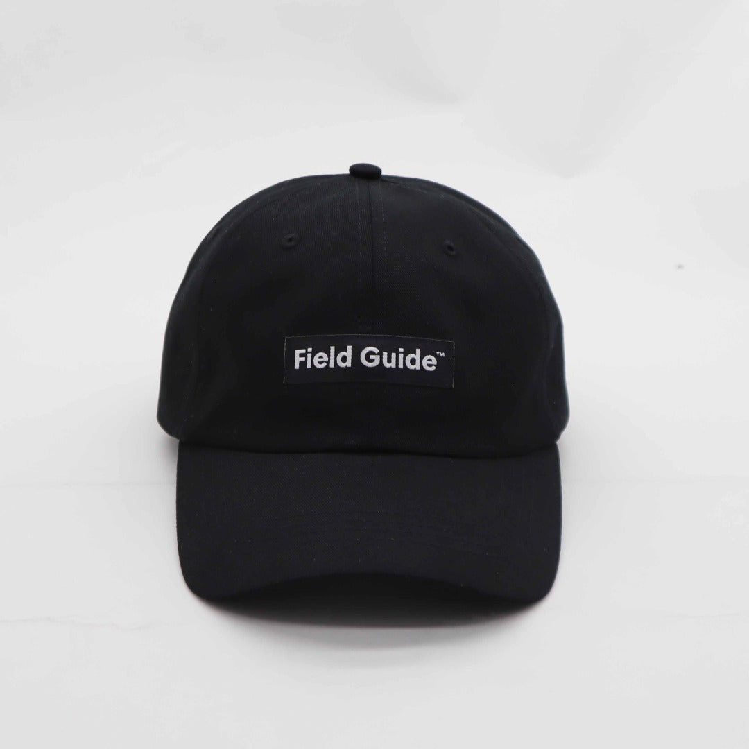 Black Field Guide dad hat